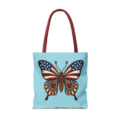 Butterflies Are Free Patriotic Celebration Tote Bag