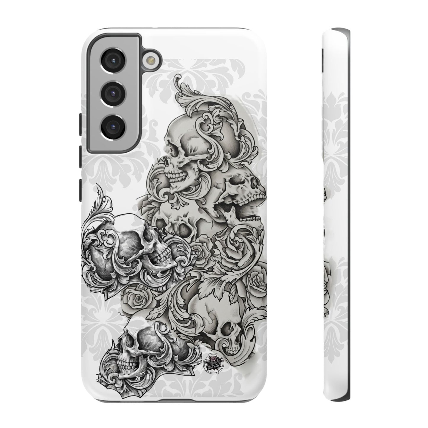 Cascading Skulls - Tough Phone Cases Available in most Galaxy series.