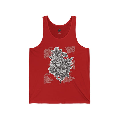 Snake & Roses Unisex Jersey Tank - I AM Powerful & Creative