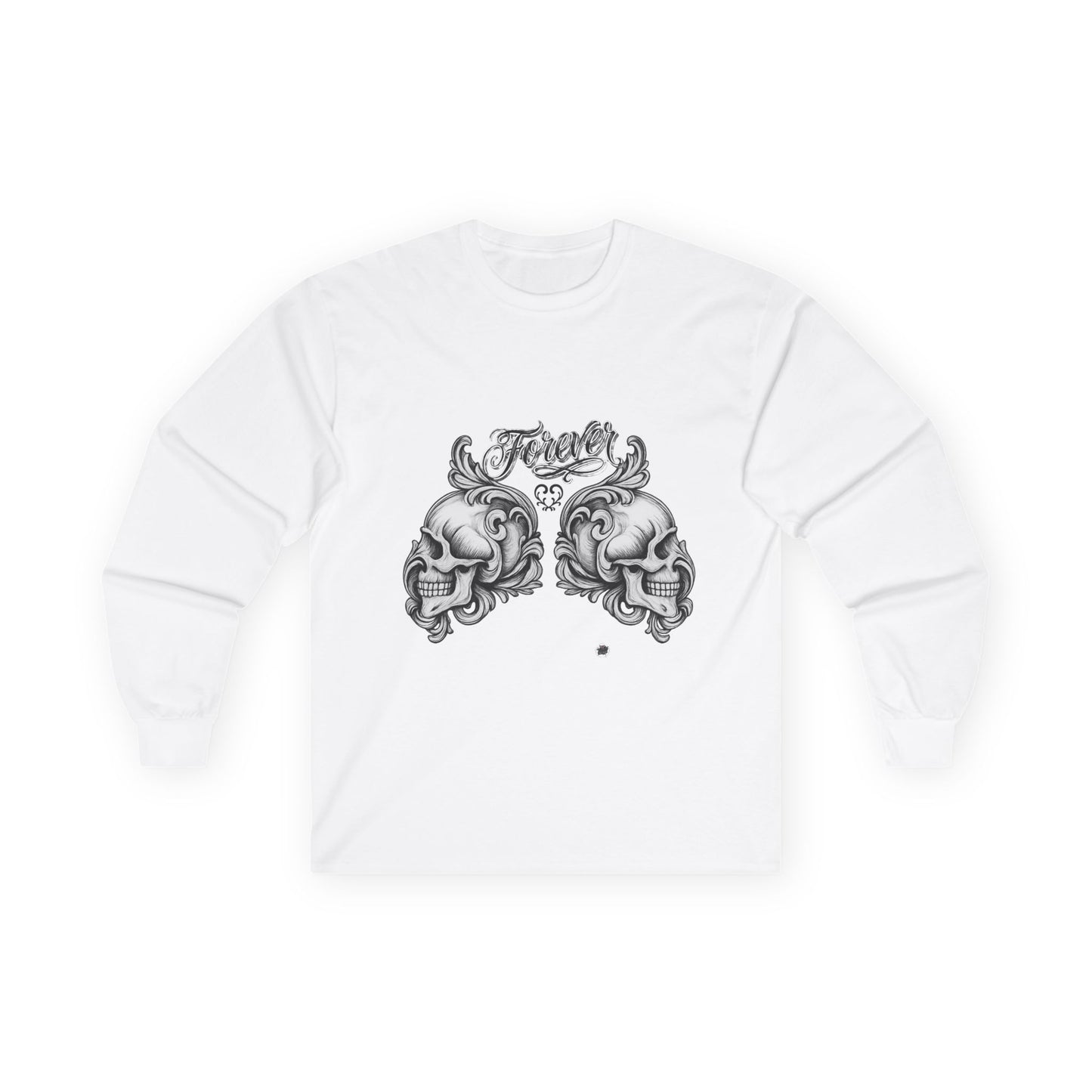 Forever Love Long Sleeve — Skull Duo Graphic Tee