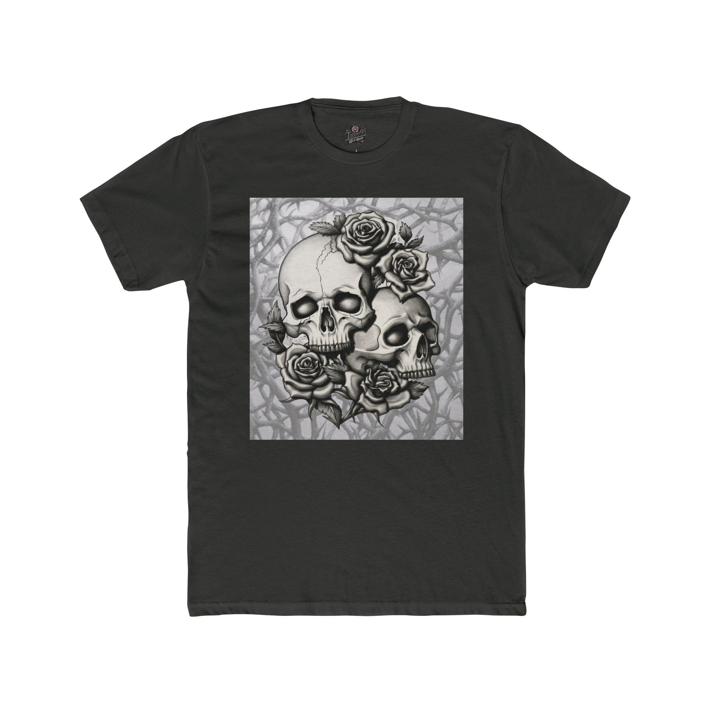 Roses Skull Pair - Unisex Tshirt - Crewneck Unisex Tee (XS-5XL)