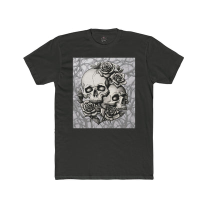 Roses Skull Pair - Unisex Tshirt - Crewneck Unisex Tee (XS-5XL)