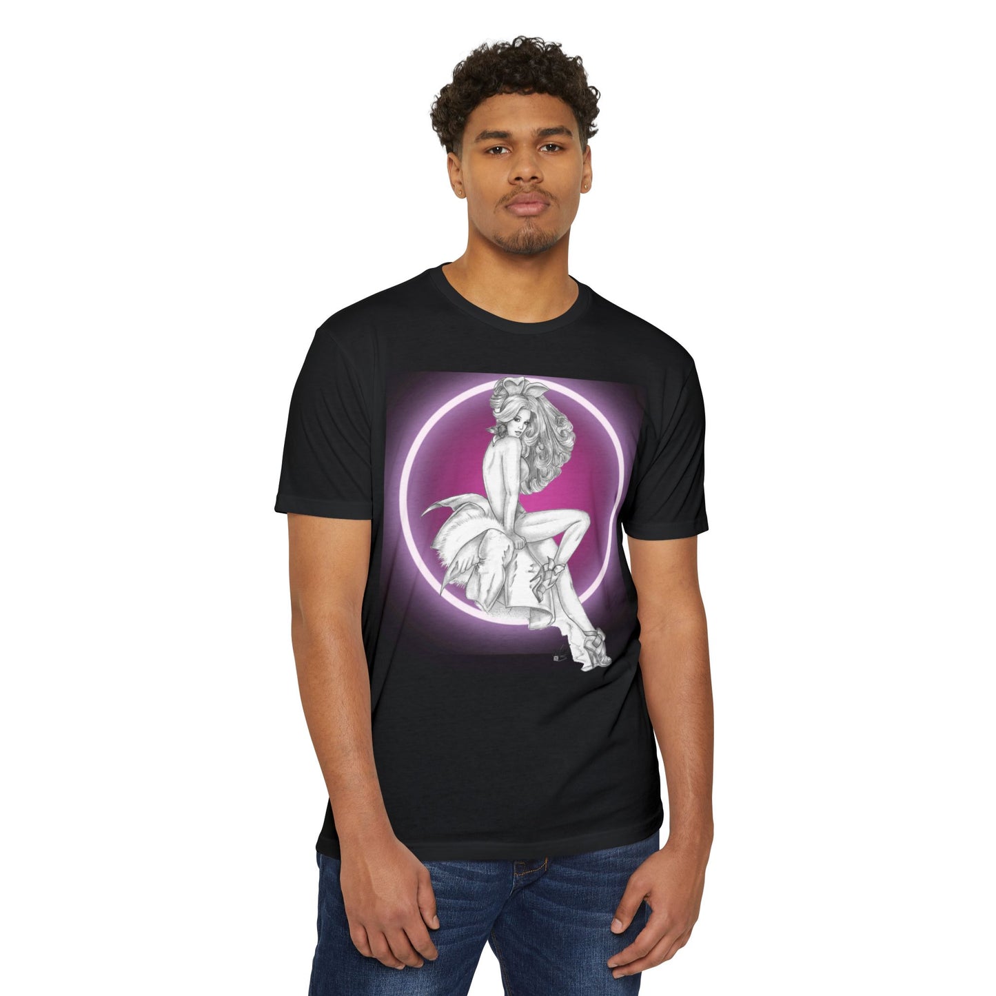 Pretty Bunny Vintage Artwork - Unisex TShirt