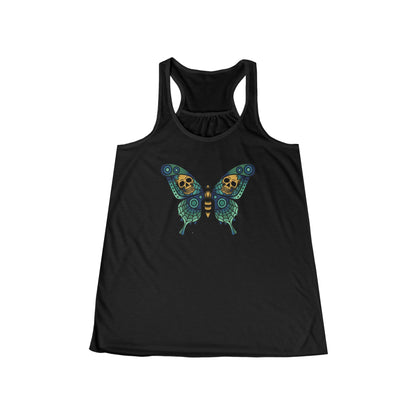 Butterfly Skulled Wings Racerback Tank — Vintage Summer Women's Tank