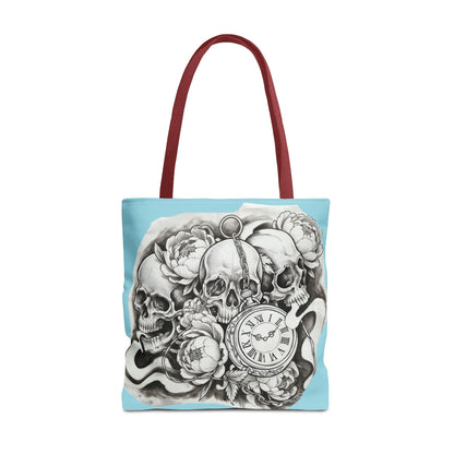 Skull Time - Tote Bag — Gothic Vintage Tattoo Art