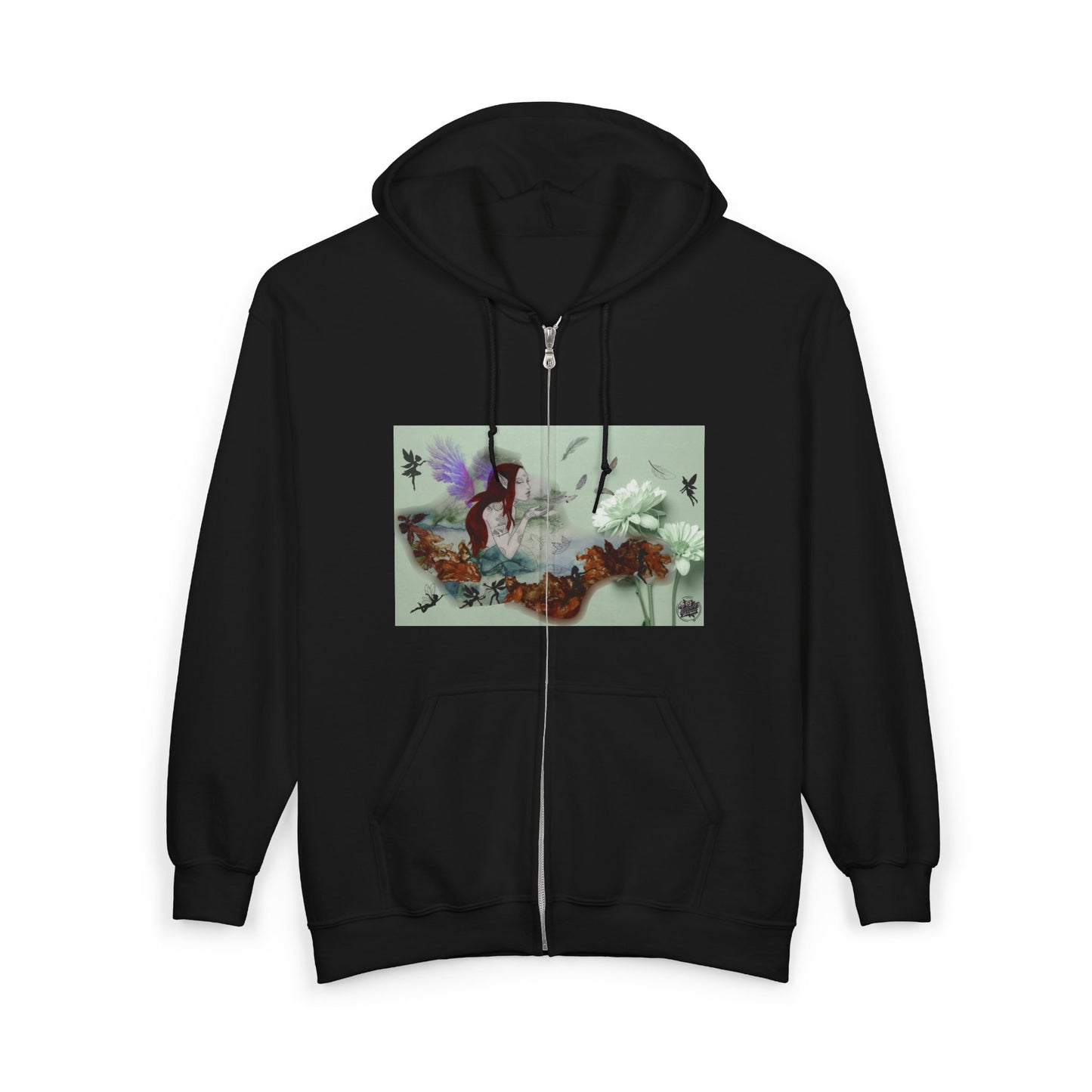 Fairy Dreams Artwork - Full-Zip Hoodie — Classic Comfy Unisex Sweatshirt