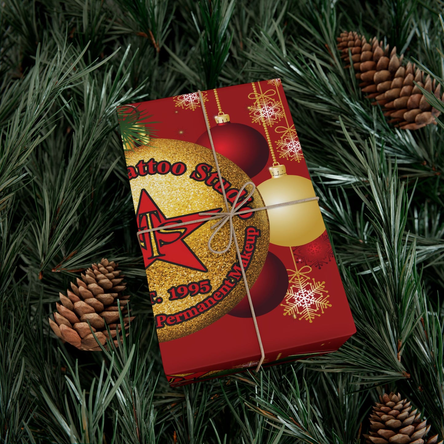 Nikki's Tattoo Studio Collection - Gift Wrapping - ORNAMENTAL Gift Wrapping Paper