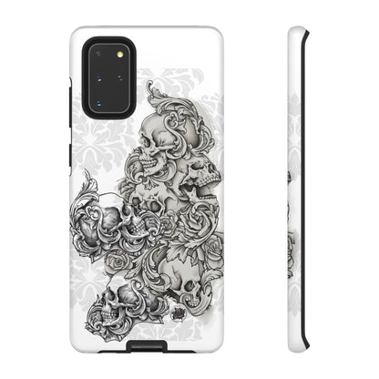 Cascading Skulls - Tough Phone Cases Available in most Galaxy series.