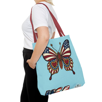 Butterflies Are Free Patriotic Celebration Tote Bag