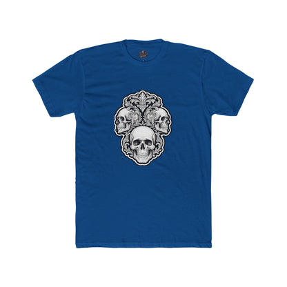 Skulls Filigree Crew Tee — Unisex Cotton Skull Filigree T-Shirt