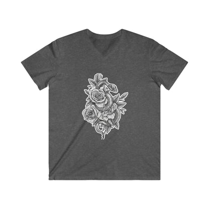 Snake & Roses Ladies Tshirt with V-neck
