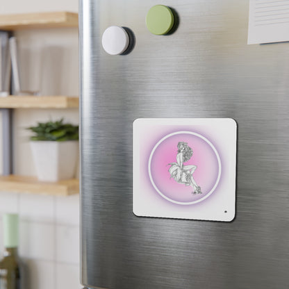 Pretty Bunny Vintage Artwork - Magnet