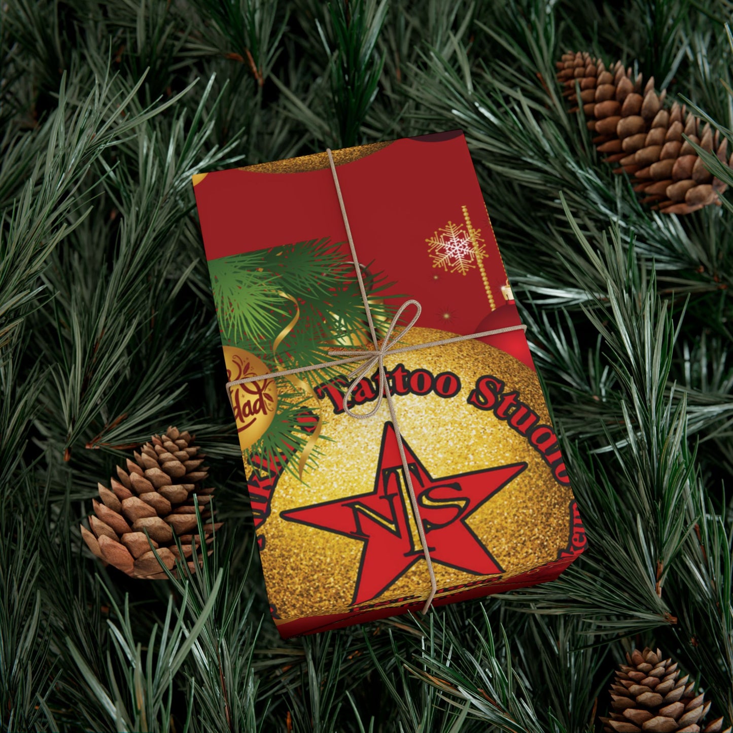 Nikki's Tattoo Studio Collection - Gift Wrapping - ORNAMENTAL Gift Wrapping Paper