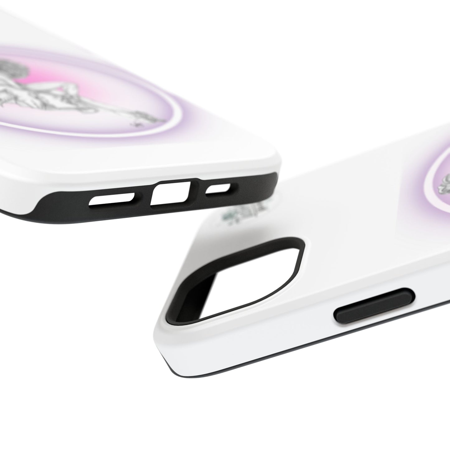 Pretty Bunny Vintage Artwork - iPhone Case