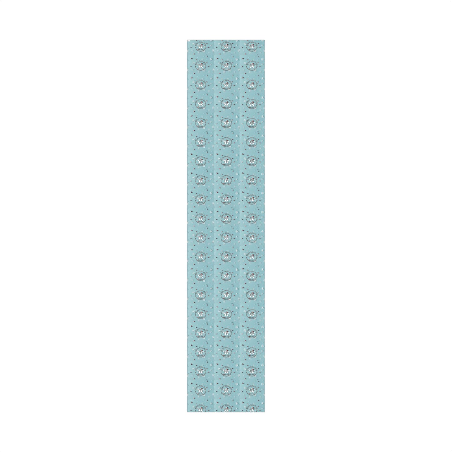 Nikki's Tattoo Studio Holiday Gift Wrapping (Matte or Satin) Snowflakes & Cherries Artwork