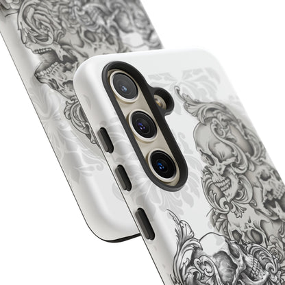 Cascading Skulls - Tough Phone Cases Available in most Galaxy series.