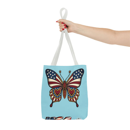 Butterflies Are Free Patriotic Celebration Tote Bag