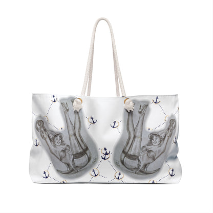 Vintage Sailor Girl Artwork - Weekender Bag