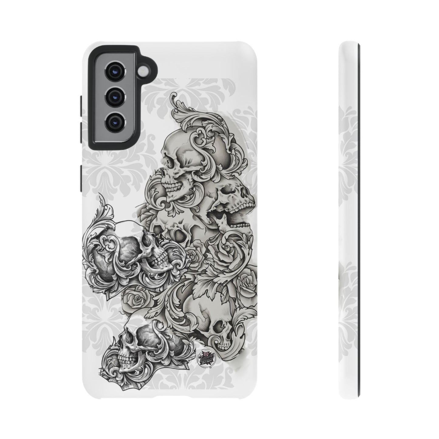 Cascading Skulls - Tough Phone Cases Available in most Galaxy series.