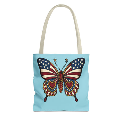 Butterflies Are Free Patriotic Celebration Tote Bag