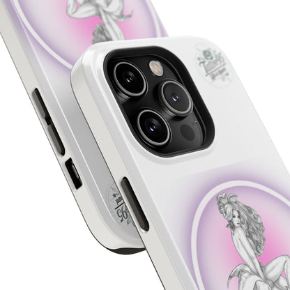 Pretty Bunny Vintage Artwork - iPhone Case