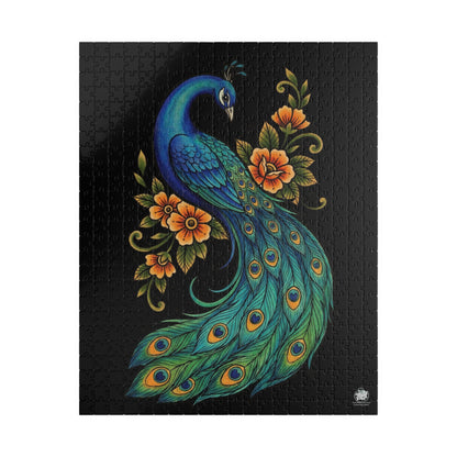 Floral Peacock - Puzzles, 110 pieces, 252 pieces, 520 pieces, 1014 pieces