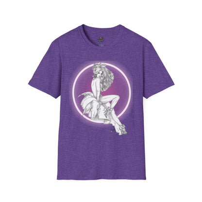 Pretty Bunny Vintage Artwork - Unisex Soft-Style T-Shirt