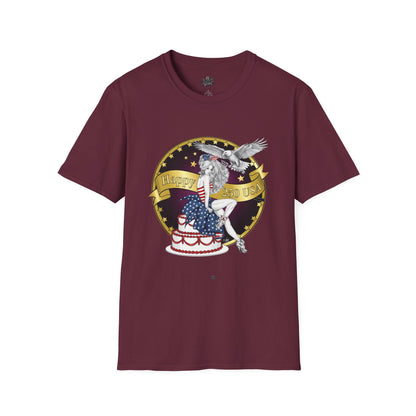 Patriotic '250 Years of Faith in the USA' T-Shirt — Happy Birthday America