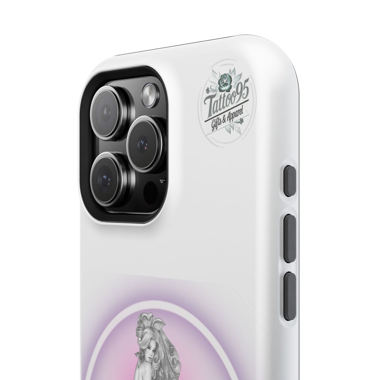 Pretty Bunny Vintage Artwork - iPhone Case