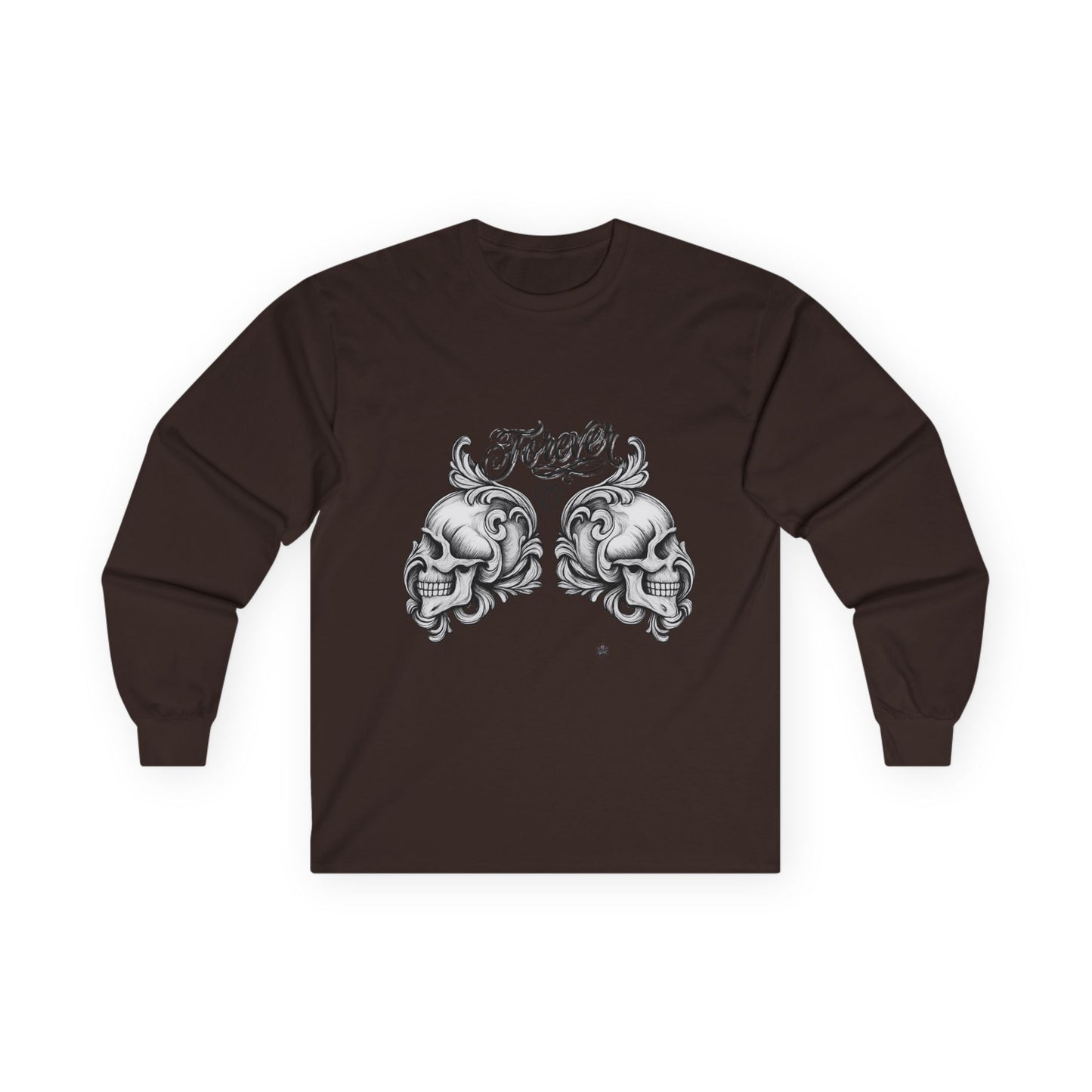 Forever Love Long Sleeve — Skull Duo Graphic Tee