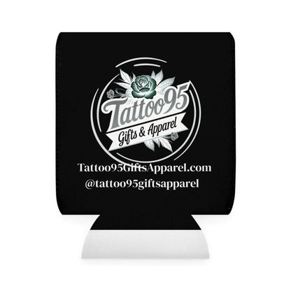 Skulls and Roses design, Can Cooler Sleeve, Coozie