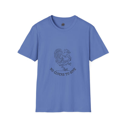 Rooster Tattoo "No Clucks To Give" Unisex T-Shirt