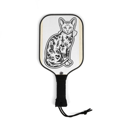 Vintage Tattooed Cat - Pickleball Kit