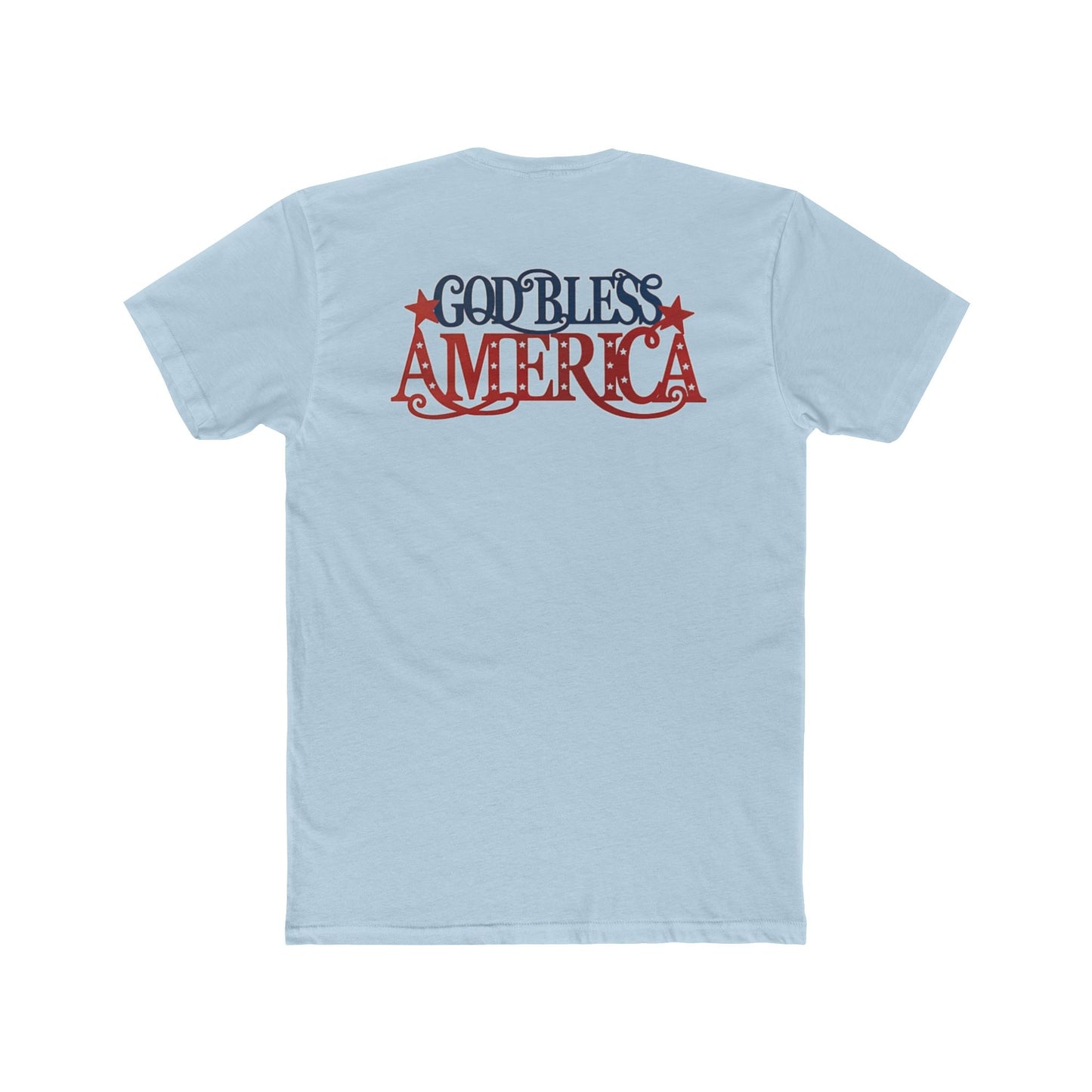 Land of the Free because of the Brave T-Shirt — Unisex Cotton Crew Tee