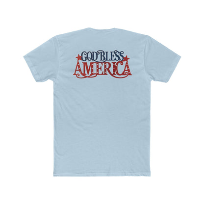 Land of the Free because of the Brave T-Shirt — Unisex Cotton Crew Tee
