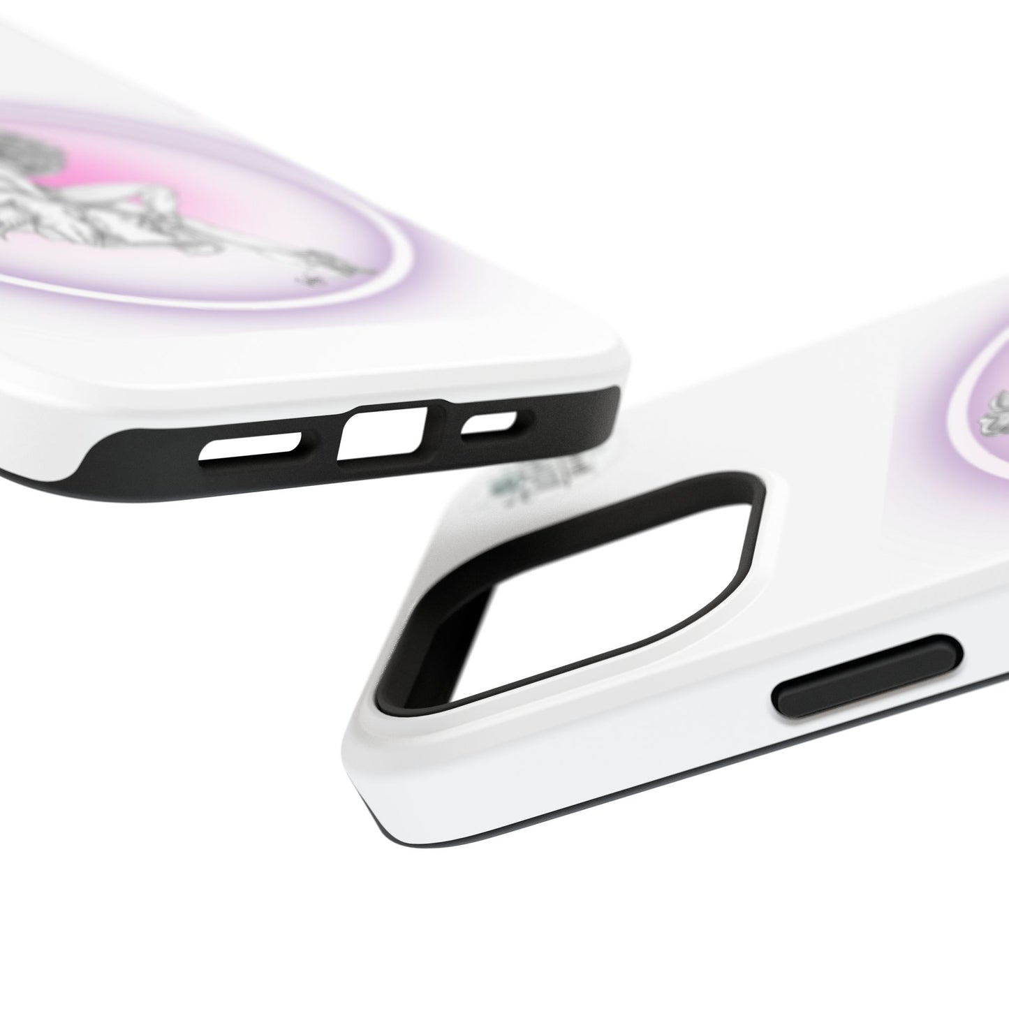 Pretty Bunny Vintage Artwork - iPhone Case