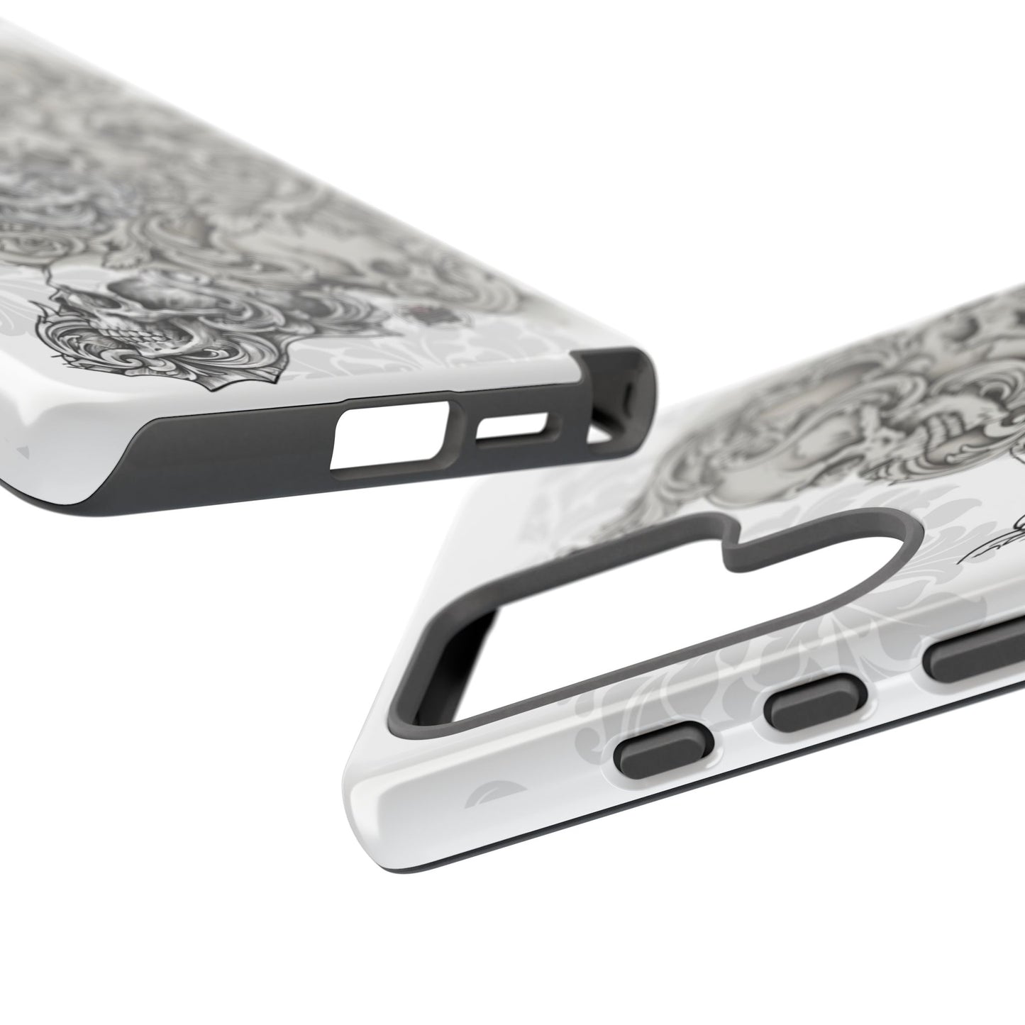 Cascading Skulls - Tough Phone Cases Available in most Galaxy series.