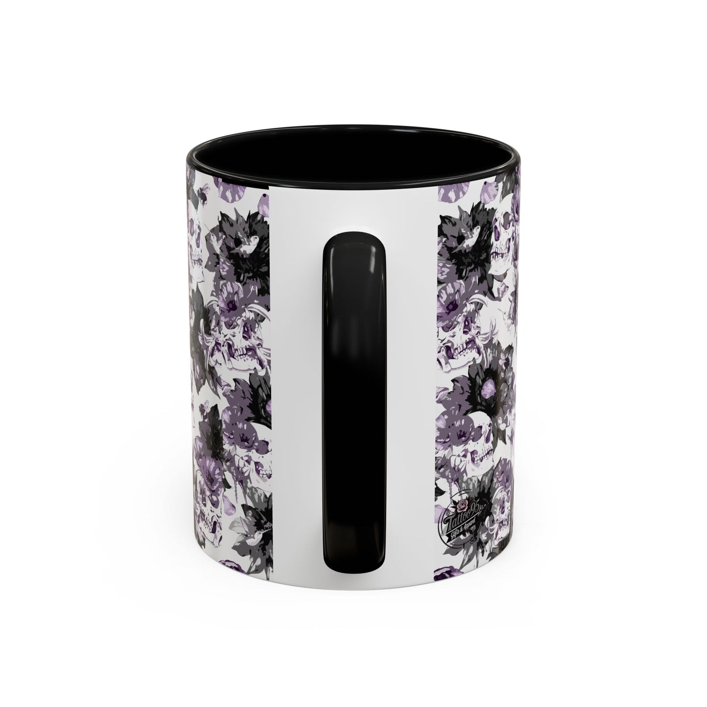Purple Vintage Floral Coffee Mug — Accent 11/15oz