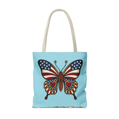 Butterflies Are Free Patriotic Celebration Tote Bag