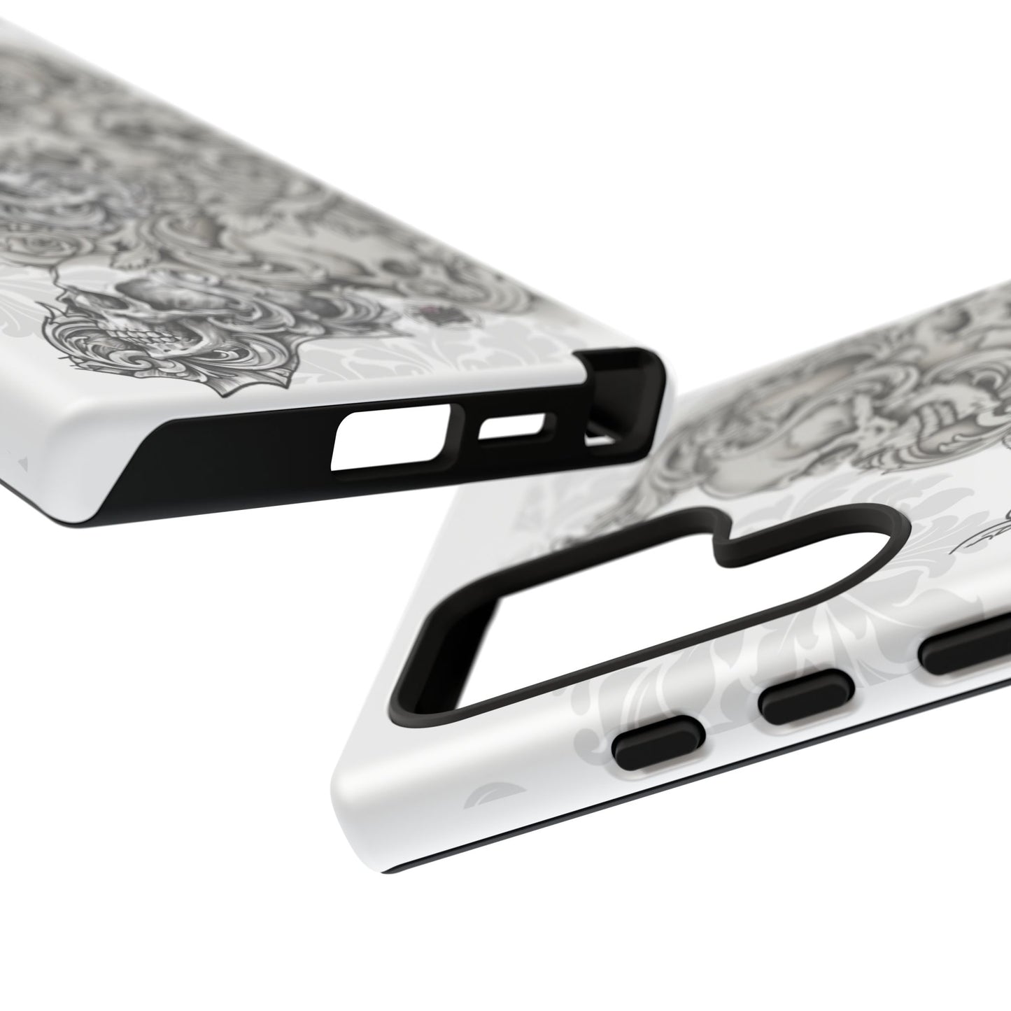 Cascading Skulls - Tough Phone Cases Available in most Galaxy series.