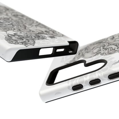 Cascading Skulls - Tough Phone Cases Available in most Galaxy series.