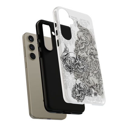 Cascading Skulls - Tough Phone Cases Available in most Galaxy series.