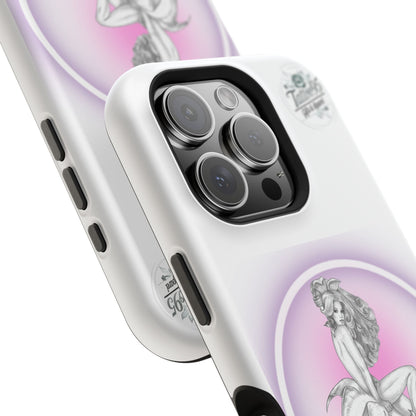 Pretty Bunny Vintage Artwork - iPhone Case