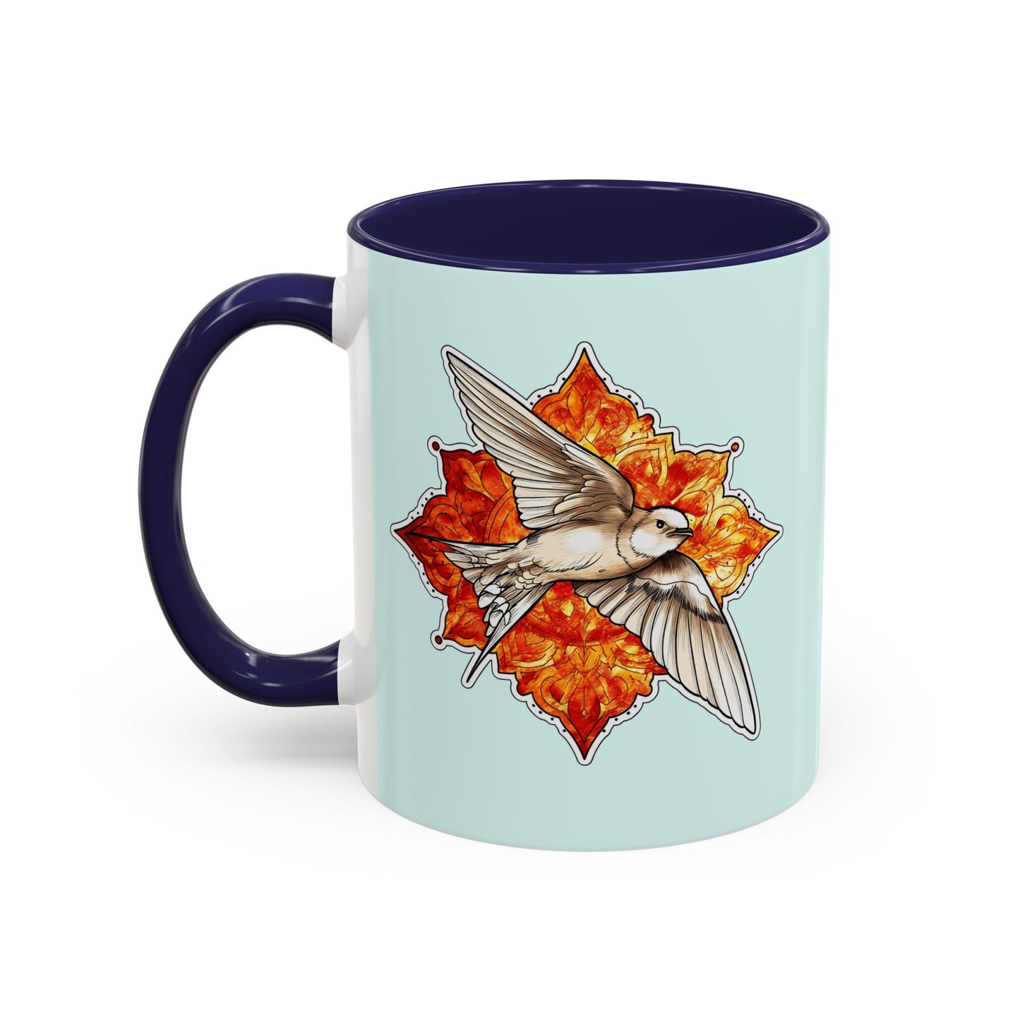 Swallow Bird Ceramic Coffee Mug – Accent 11/15 oz