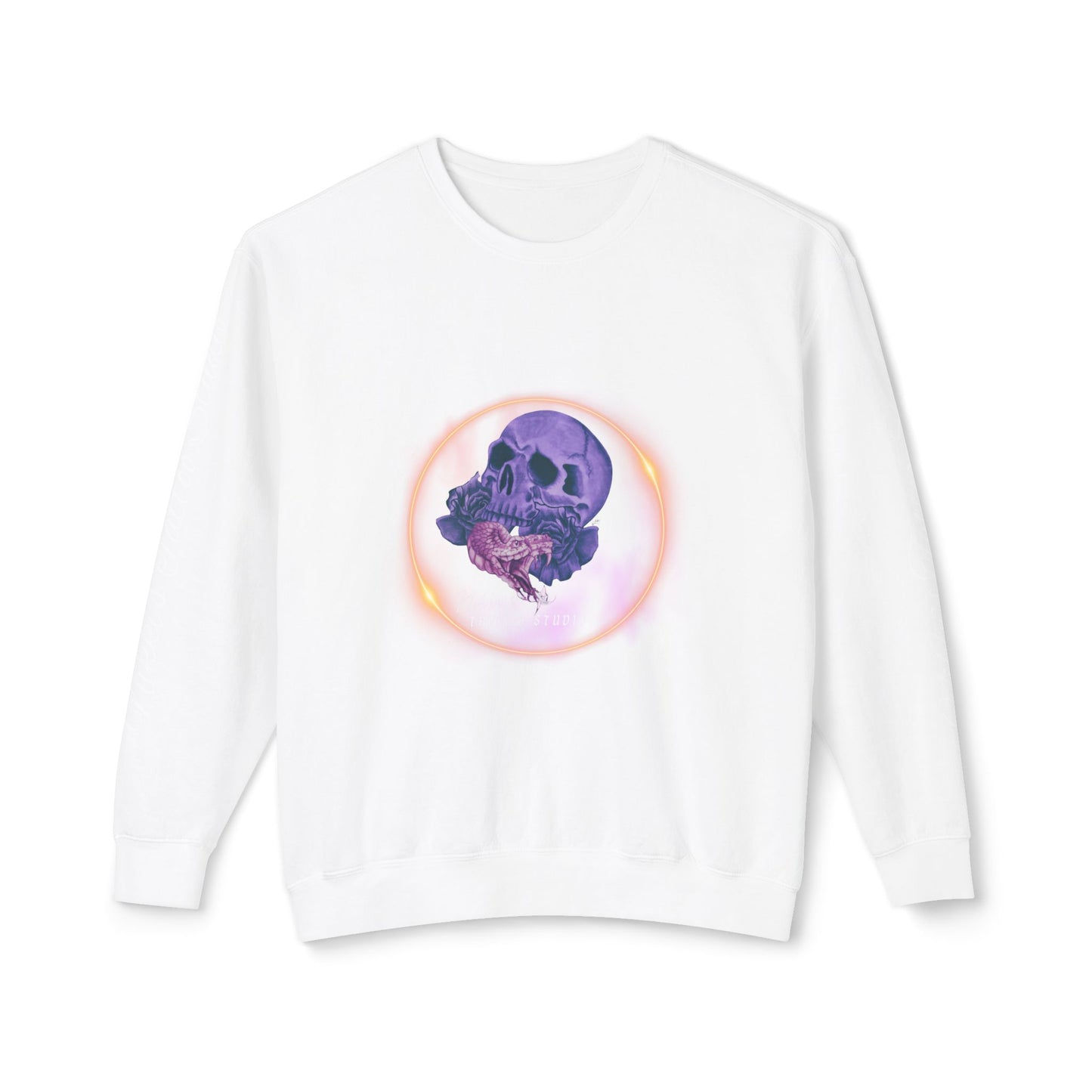 Nikki's Tattoo Studio Collection - Skull and Snake Logo - Crewneck sweatshirt