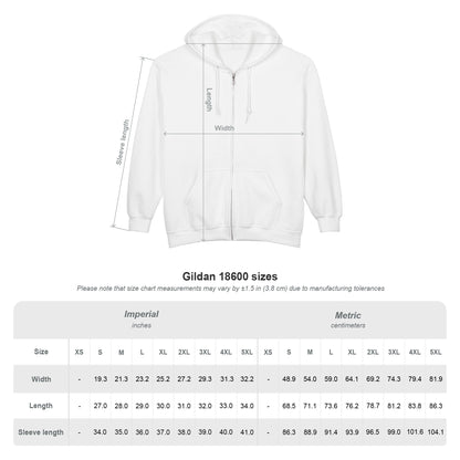 Skull Filigree - Zip-Up Hoodie — Black Graphic Zip Hoodie