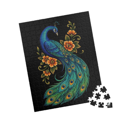 Floral Peacock - Puzzles, 110 pieces, 252 pieces, 520 pieces, 1014 pieces