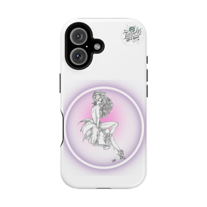 Pretty Bunny Vintage Artwork - iPhone Case