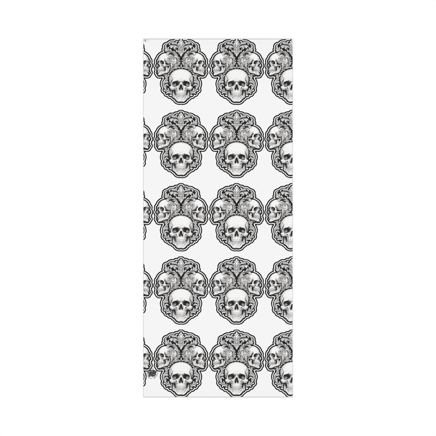 Skulls Filigree - Gift Wrapping Paper