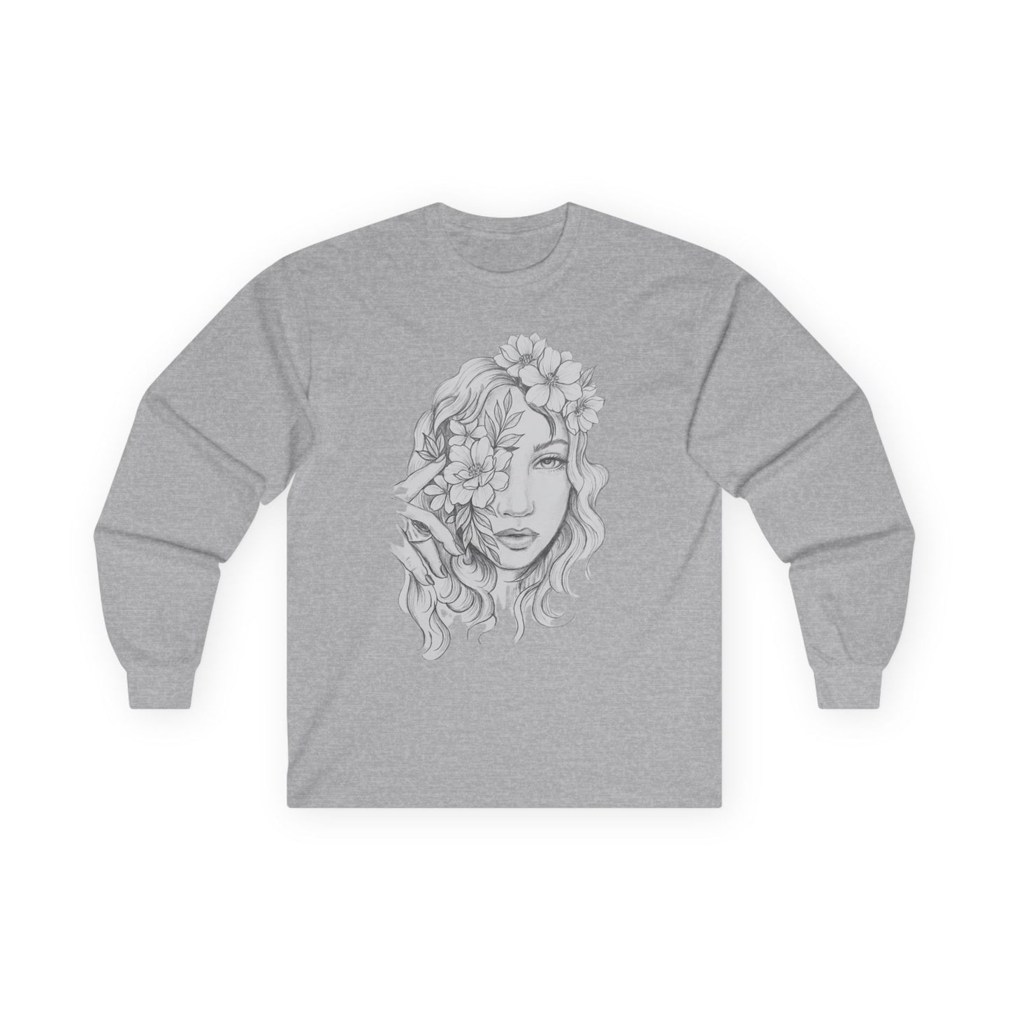 Flower Child - Long Sleeve Ultra Cotton T-Shirt
